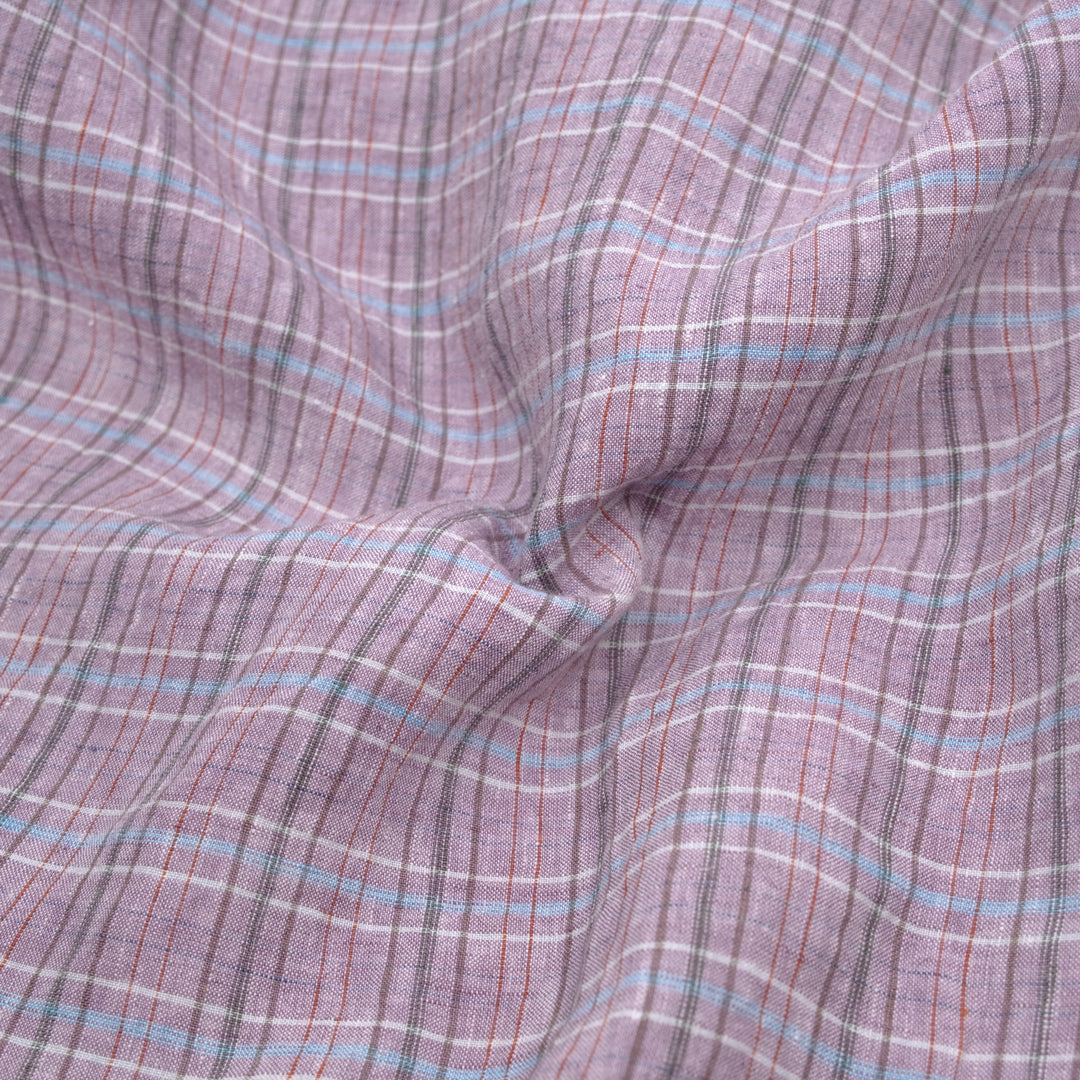 Group Sherbert Plaid Stonewashed Linen